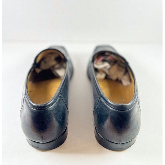 Santoni Black Leather Loafers - Picture 5 of 9